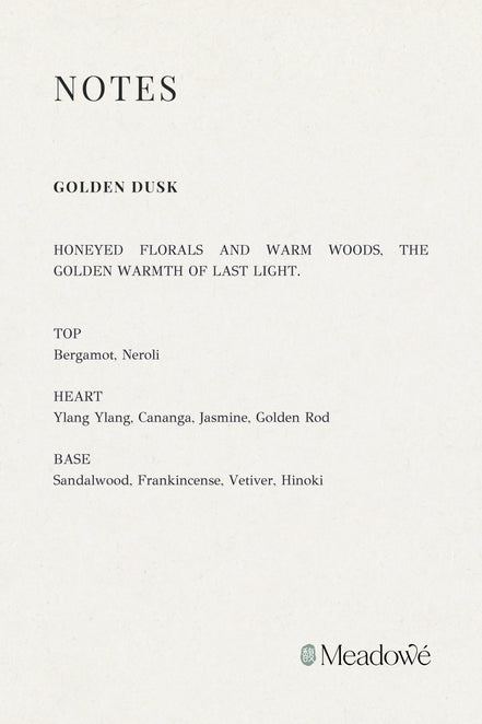 Golden Dusk Ritual Perfume Oil