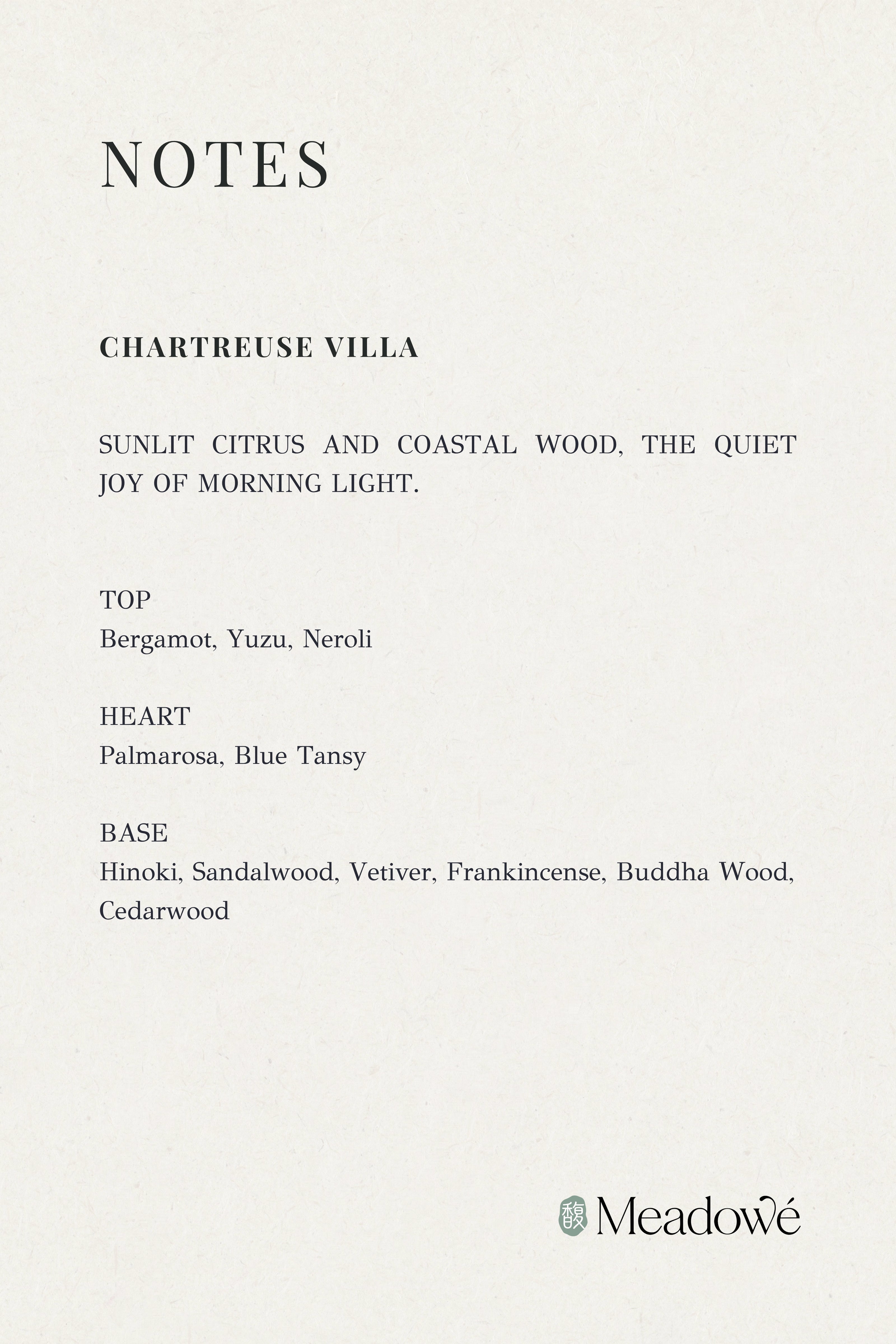 Chartreuse Villa Ritual Perfume Oil