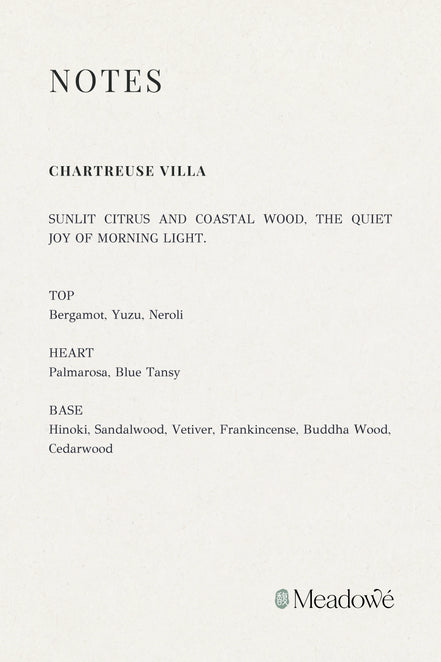 Chartreuse Villa Ritual Perfume Oil