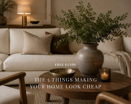 [FREE] THE 5 THINGS MAKING YOUR HOME LOOK CHEAP - Digital Guide by JODS&Co.